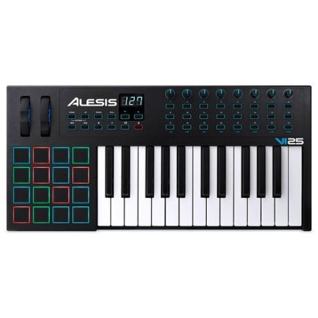 ALESIS VI25 миди клавиатура с послекасанием 25 клавиш