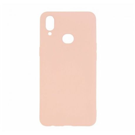 Силиконовый чехол Silicone Case для Samsung A107 Galaxy A10s, светло-розовый