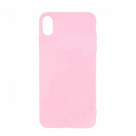 Силиконовый чехол ультратонкий для Apple iPhone XS Max, розовый