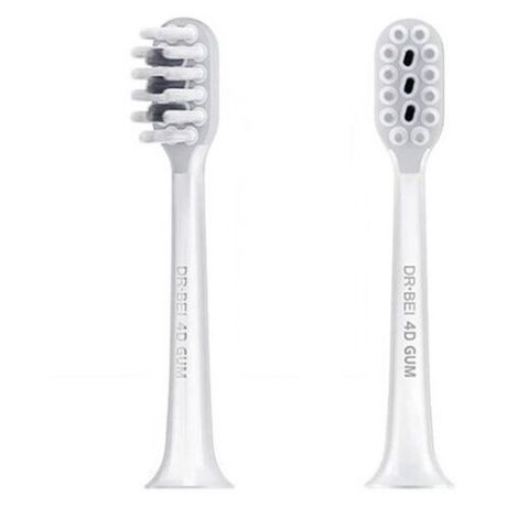 Комплект насадок Xiaomi Dr.Bei Sonic Electric Toothbrush S7 2шт Grey
