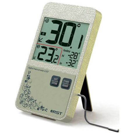 Цифровой термометр RST с выносным сенсором Q157 (в стиле iPhone, хаки ) (RST02157)