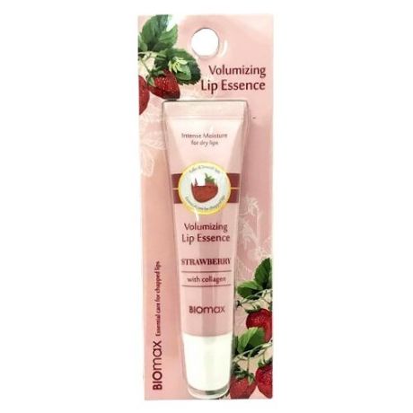 BioMax Эссенция для губ с экстрактом клубники - Volumizing lip essence strawberry, 10мл