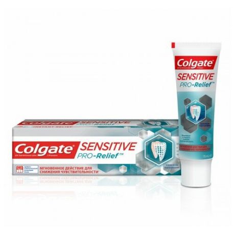 Colgate-Palmolive 1000 COLGATE (Колгейт) Sensitive Pro-Relief зубная паста для чувствительных зубов, 75 мл