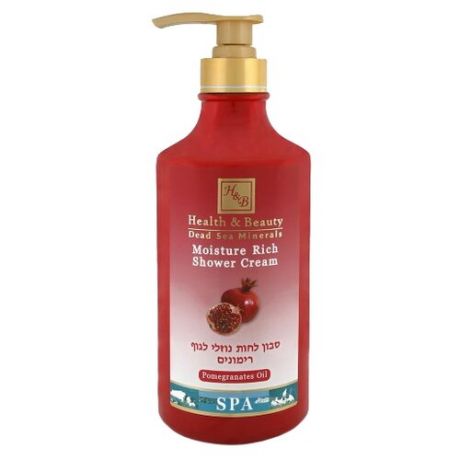 Крем для душа Health & Beauty Pomegranates oil, 780 мл