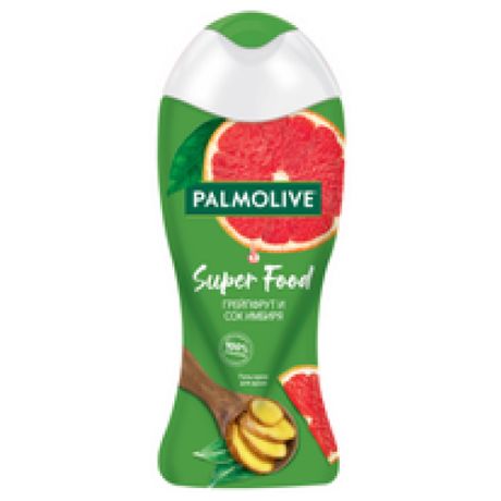 Colgate-Palmolive Palmolive (Палмолив) Гель-крем для душа Super Food: Грейпфрут и Сок Имбиря, 250 мл