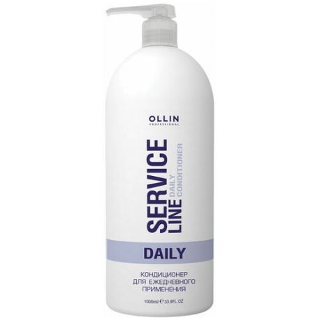 OLLIN Professional кондиционер для волос Service Line pH 5.5 для ежедневного применения, 1000 мл