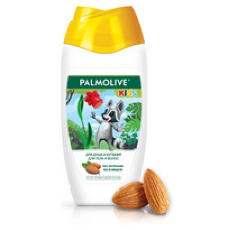 Colgate-Palmolive Palmolive (Палмолив) Гель для душа и купания для тела и волос с миндалем, для детей от 3 лет, 250 мл
