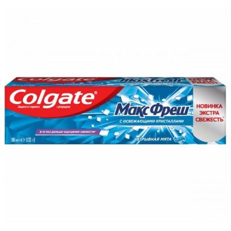 Colgate-Palmolive COLGATE (Колгейт) Макс Фреш Взрывная Мята освежающая зубная паста, 100 мл