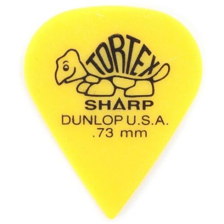 Dunlop Tortex Sharp 412P073 12Pack медиаторы, толщина 0.73 мм, 12 шт.