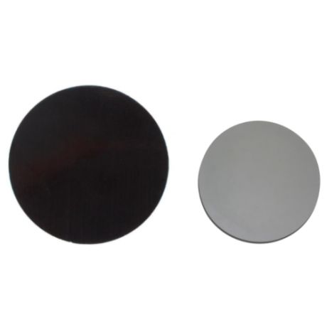 Набор пластин самоклеящихся для магнитных держателей смартфонов 2 шт. (черная: d = 4 см, серебро: d = 3.5 см
