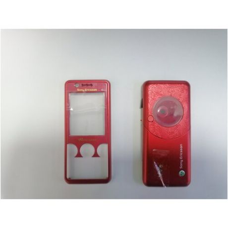 Корпус Sony Ericsson W660 красный