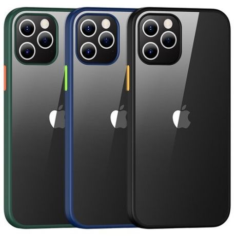 US-BH632 PC+TPU Case for iPhone 12 Pro --Janz Series 6.1 inches(black)