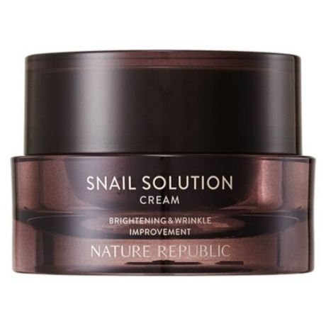 NATURE REPUBLIC Крем для лица с муцином улитки Snail Solution Cream