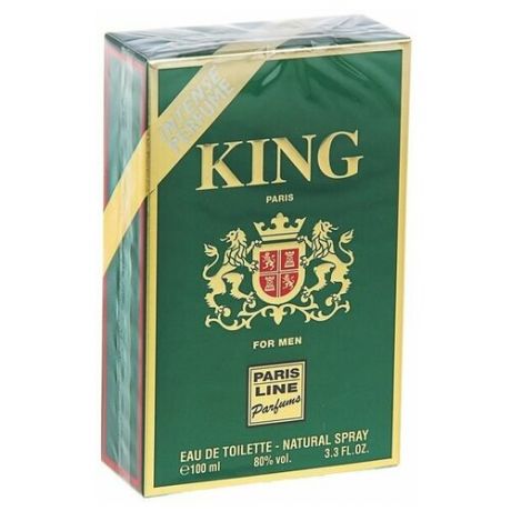 King Туалетная вода King Intense Perfume, мужская, 100 мл