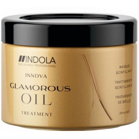 Indola Glamorous Oil Восстанавливающая маска для волос с содержанием ценных масел, 750 мл