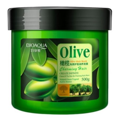 BioAqua Маска для волос с маслом оливы, 500 мл