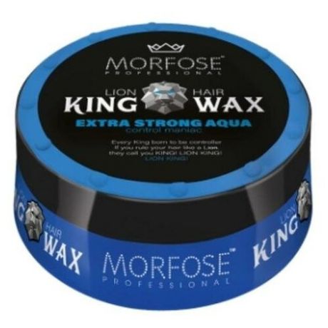 Morfose Воск для волос Королевский MORFOSE King Hair Wax, Extra Strong Aqua, 175 мл