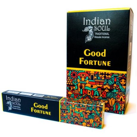 Ароматические палочки Везение, Good Fortune, Orkay, натуральные индийские благовония. Бокс-12 упаковок