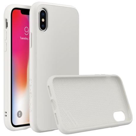 Чехол-накладка RhinoShield белый для Apple iPhone X с защитой от падений с 3.5 м