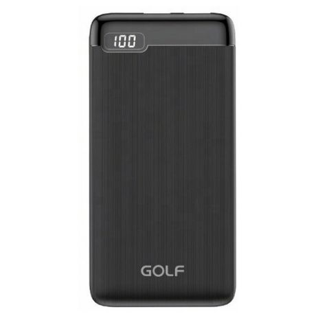 Внешний аккумулятор GOLF LCD21/ Powerbank 10000 mah/2.1A/черный