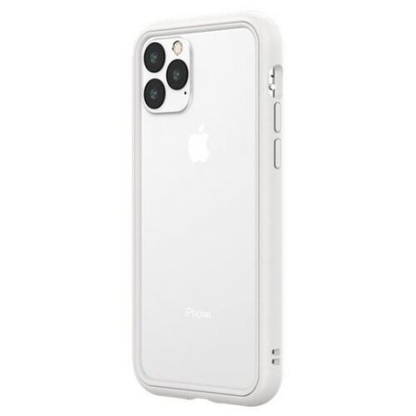 Чехол-бампер RhinoShield белый для Apple iPhone 11 Pro Max с защитой от падений с 3.5 м