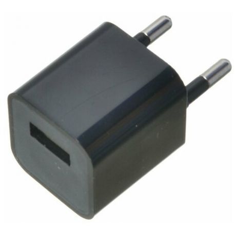 Сетевое зарядное устройство (СЗУ) для Apple iPhone (USB), 1 А, черный