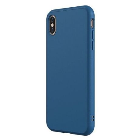 Чехол-накладка RhinoShield синий для Apple iPhone Xs с защитой от падений с 3.5 м
