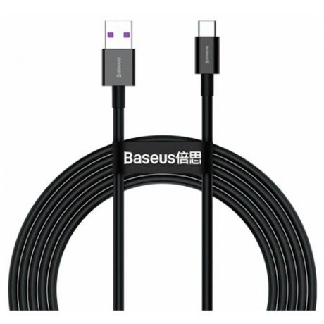 Аксессуар Baseus Superior Series USB - Type-C 66W 2m Black CATYS-A01