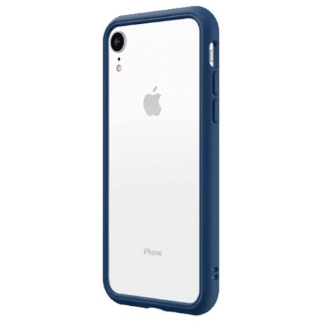 Чехол-бампер RhinoShield синий для Apple iPhone Xr с защитой от падений с 3.5 м