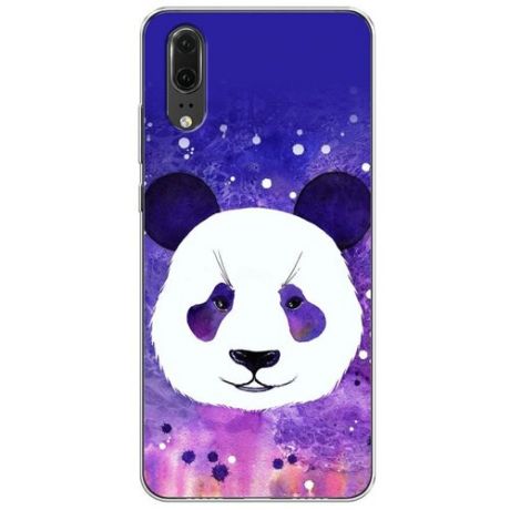 Силиконовый чехол "Розовощекая панда" на Huawei P20 / Хуавей П 20