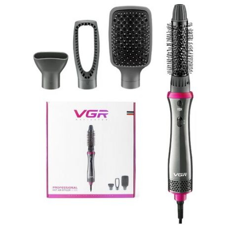 Фен-щетка для волос VGR Professional 408