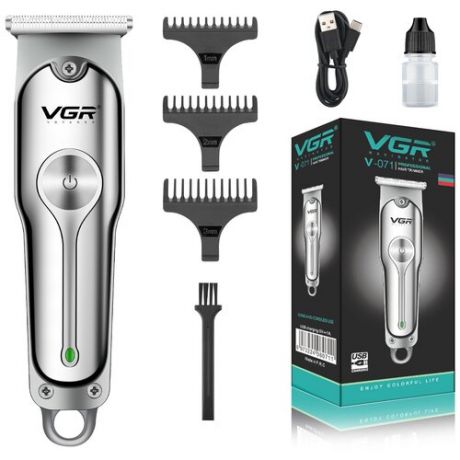 Беспроводной триммер для стрижки волос, бороды и усов VGR V-071