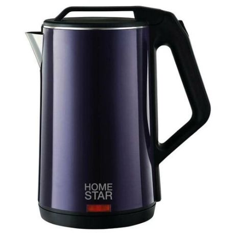 HOMESTAR Чайник HS-1036 (1,8 л) фиолетовый, двойной корпус