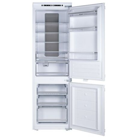 Двухкамерный встраиваемый холодильник Weissgauff Wrki 178 WNF