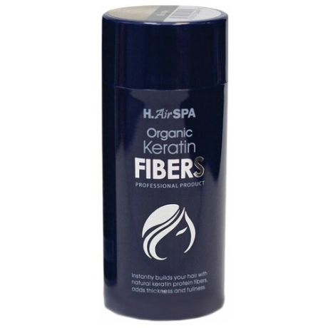Загуститель волос H.AirSPA Organic Keratin fibers, светло-коричневый, 28 г