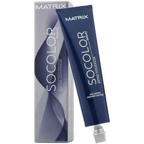 Matrix Socolor Beauty стойкая крем-краска для седых волос Extra coverage, 506M темный блондин мокка, 90 мл
