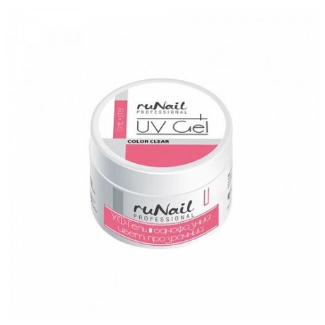 Гель Runail Professional UV Gel One Step однофазный, 56 г прозрачный