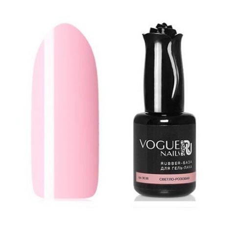Vogue Nails Базовое покрытие Rubber база, прозрачный, 10 мл