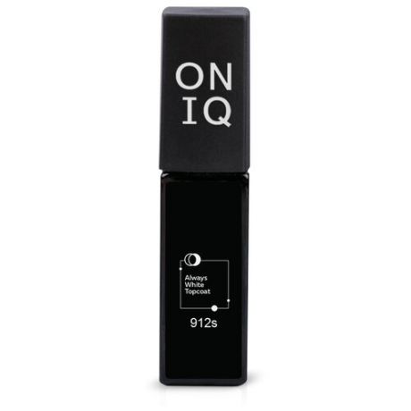 ONIQ Верхнее покрытие 912 Top Point Always White Topcoat, прозрачный, 6 мл