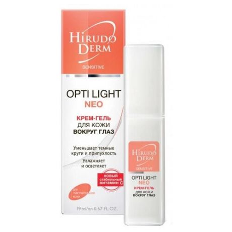 Hirudo Derm Крем-гель для кожи вокруг глаз Opti Light Neo, 19 мл
