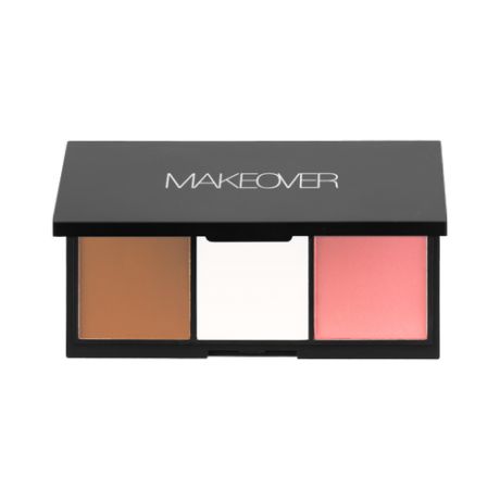 MAKEOVER Палетка для контурирования Sculpting Kit Contouring And Blush Palette, Look 4