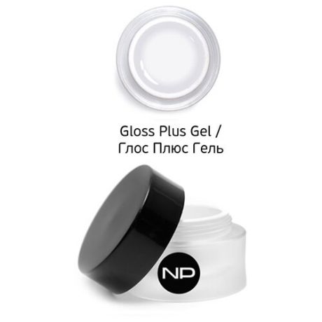 Гель Nano Professional Gloss Plus Gel финишный защитный, 5 мл прозрачный