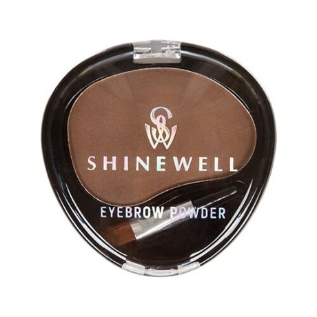 SHINEWELL Тени для бровей Brow Secret Eyebrow Powder, светло-коричневый