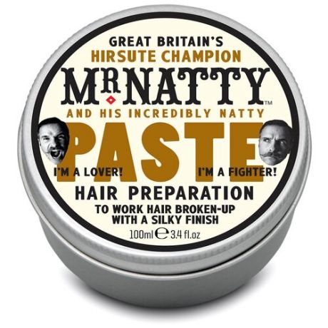 MR NATTY Паста Paste Hair Preparation, средняя фиксация, 100 мл