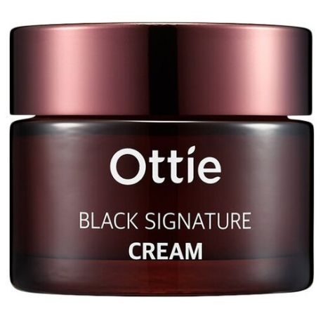 Ottie Black Signature Cream Крем для лица c муцином черной улитки, 50 мл