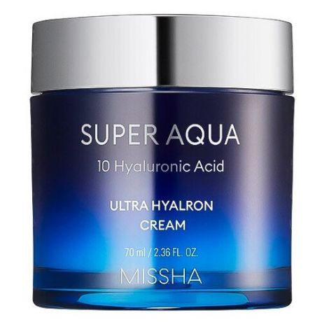 Missha Super Aqua 10 Hyalronic Acid Ultra Hyalron Cream Крем для лица, 70 мл