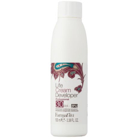 FarmaVita Крем оксигент Life Cream Developer 30 vol., 9%, 100 мл, 100 г