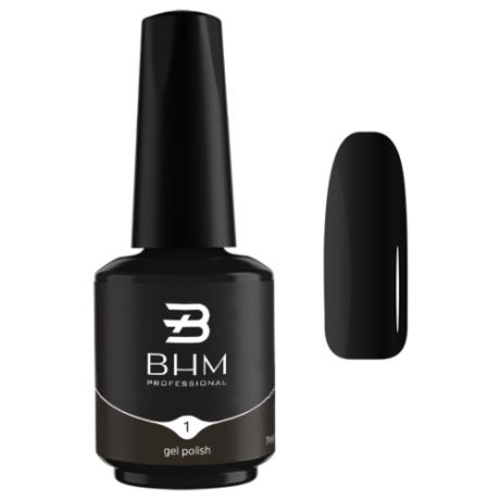 BHM Professional Гель-лак Gel Polish, 7 мл, №072 East night