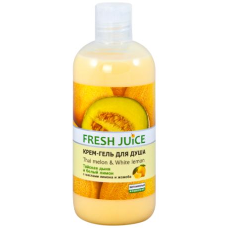 Крем-гель для душа Fresh Juice Thai melon & white lemon, 500 мл