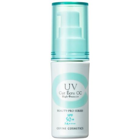 Cefine CC крем Uv Cut Ecru High-Protect Beauty Pro, SPF 50, 30 г, оттенок: универсальный